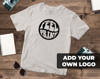 Personalized Logo T-Shirt Sweatshirt Hoodie | Custom Logo Clothing | by FeelPrint