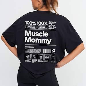T-shirt de sport Muscle Mommy : vêtements de sport pour femme image 1