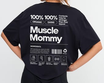 Muscle Mommy Gym T-Shirt: Women's Workout Apparel