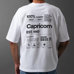 Camiseta personalizada del horóscopo: regalo del zodiaco, camiseta de astrología, de inspiración vintage, regalos para él, ideas de regalos únicos, camiseta de astrología