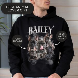 Camiseta de rap para perros personalizada: diseño pirata personalizado / camiseta gráfica retro de los años 90 para cachorros