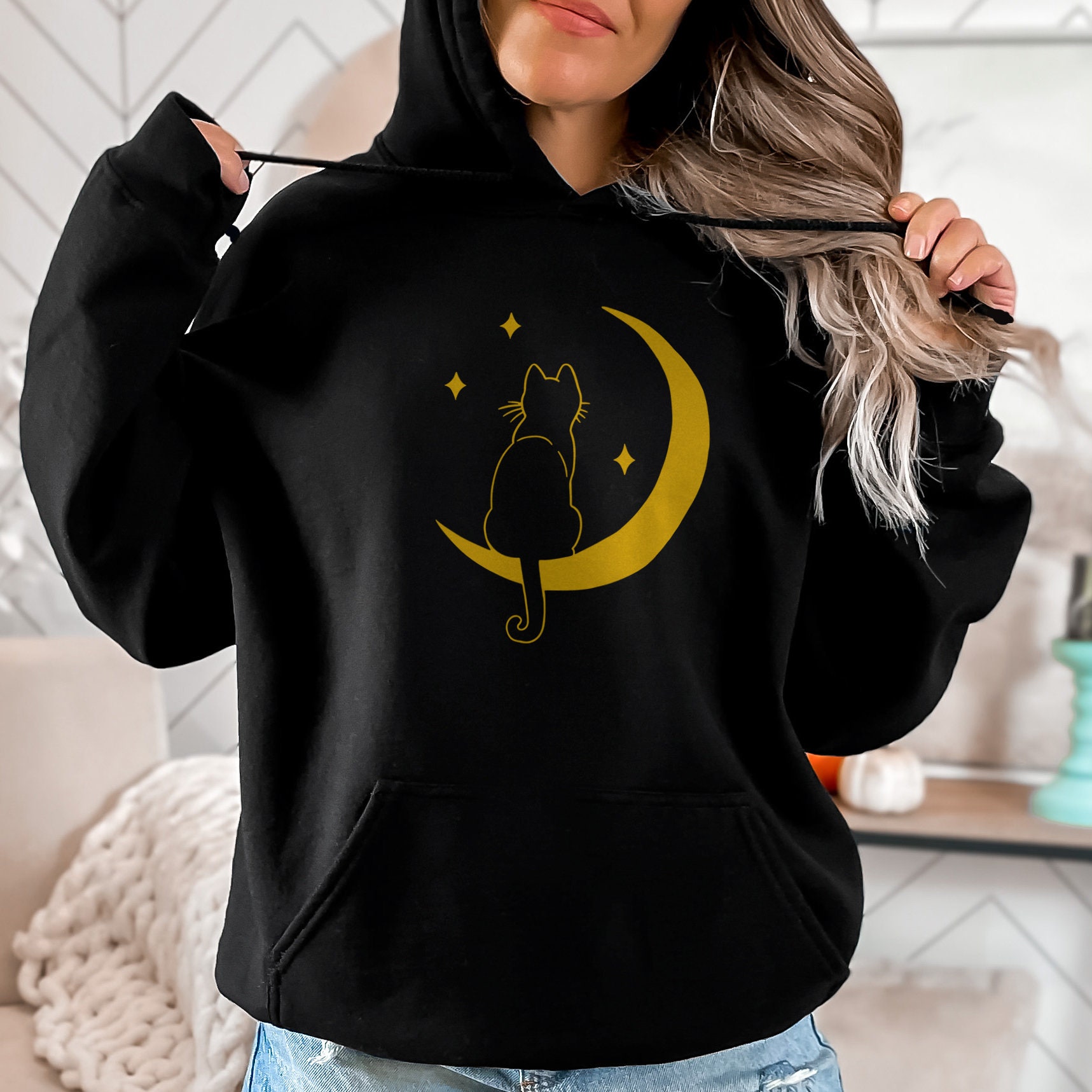 Sailor moon cat hoodie sale