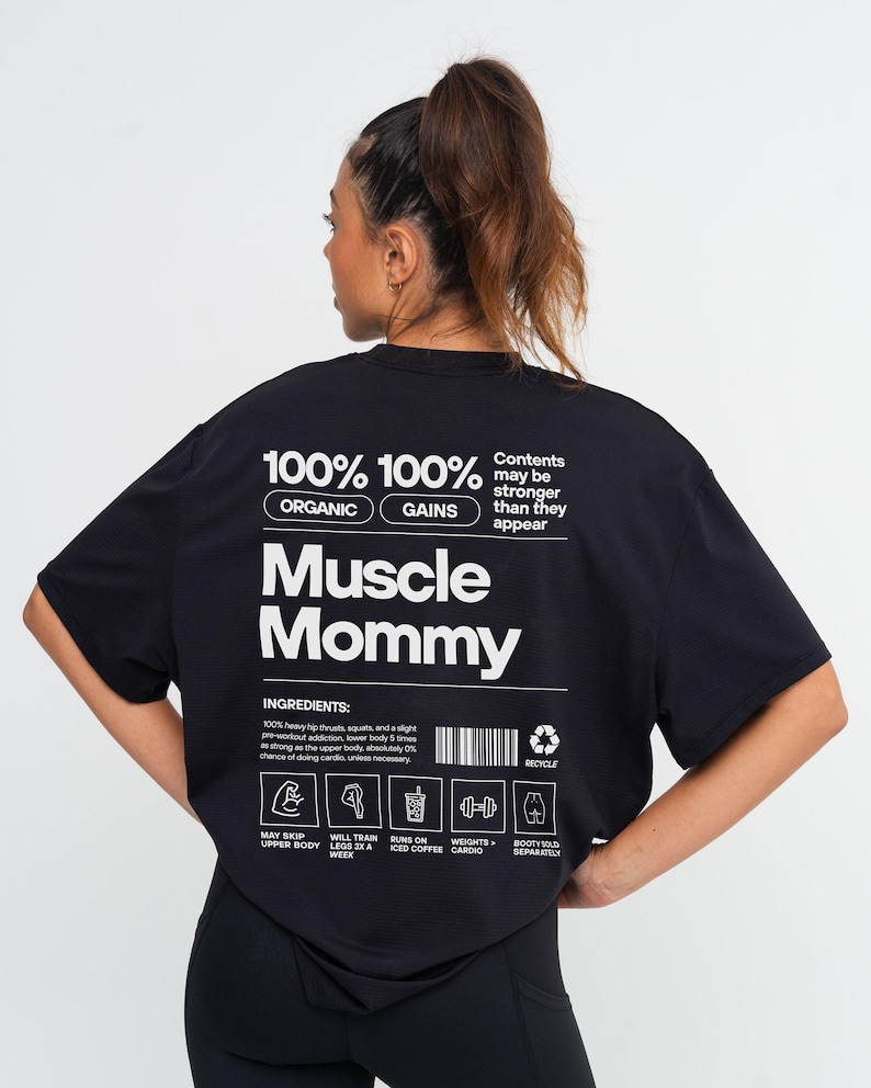 T-shirt de sport Muscle Mommy : vêtements de sport pour femme image 2