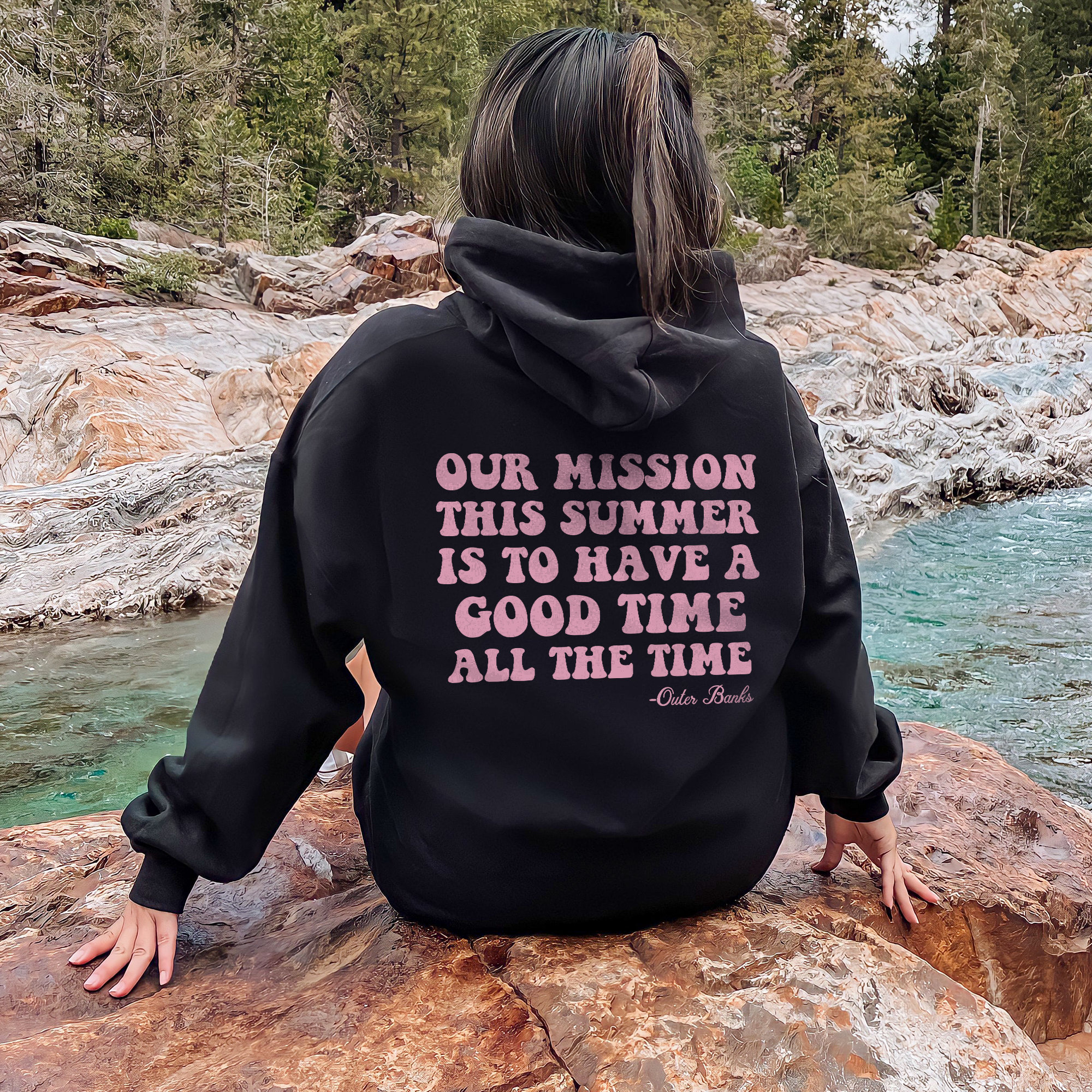 Have a Good Time All the Time Outer Banks Hoodie Trendy Oversized Hoodie Aesthetic Crewneck Hoodie Graphic Tumblr Hoodie Y2K Hoodie Etsy