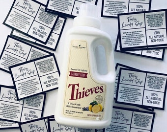 Thieves Laundry Soap Label