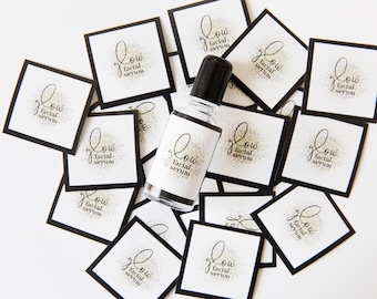 DIY Essential Oil Glow Serum Label