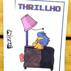 Thrillho Milhouse Simpsons Handmade Birthday Card