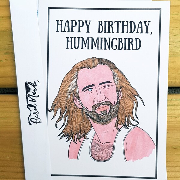 Nicolas Cage Card - Etsy