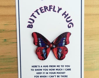 Prepona Schmetterling Umarmung Geschenk handgefertigt