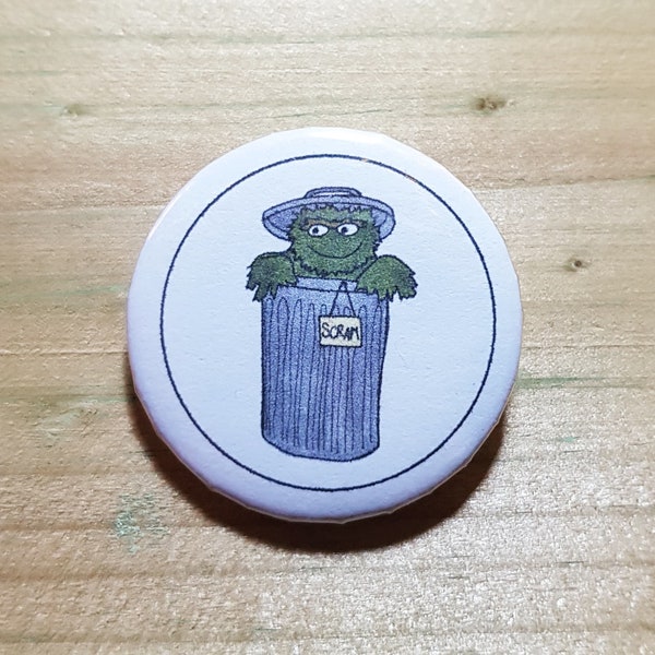 Oscar the Grouch badge