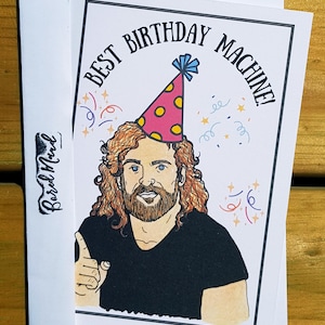 Cartão de aniversário feito à mão Kenny