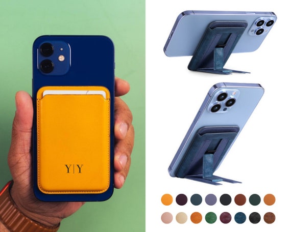 MagSafe Phone Card Holder, Phone Wallet,PERSONALIZED Letters MagSafe Card  Holder, Custom Gifts