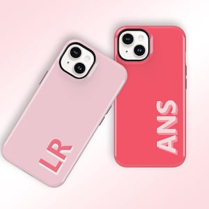 iPhone 17 Case Initial Custom iPhone Case, Custom Name iPhone 17 Case, iPhone 17 15 14 13 12 11 Pro Max Case