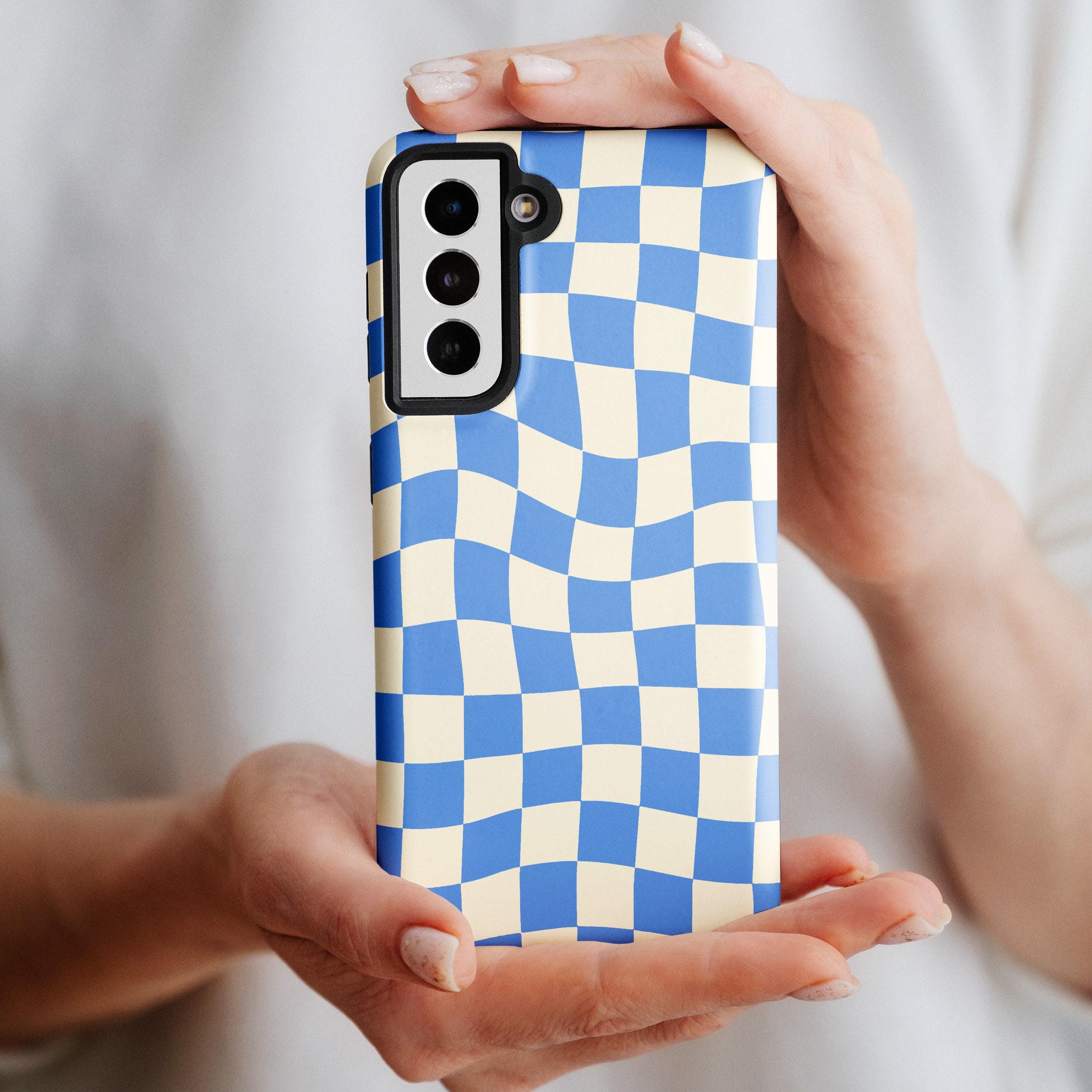 Checkerboard Pattern Samsung Phone Case, Samsung Galaxy S23