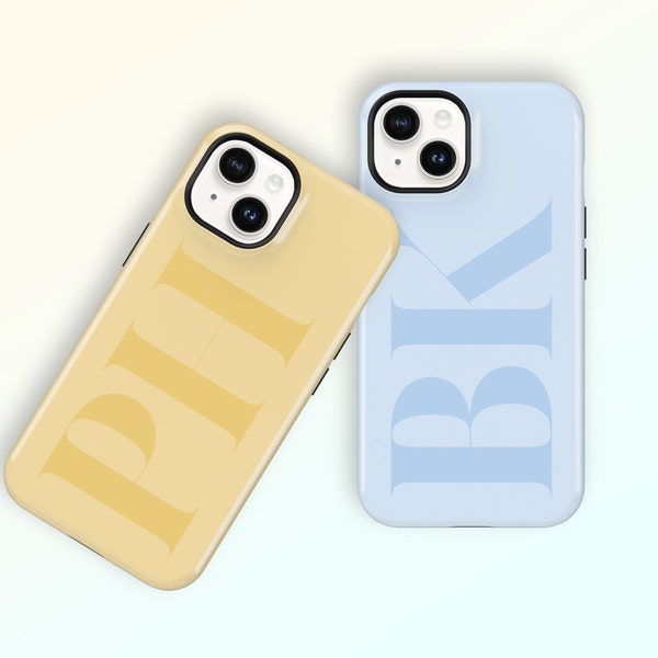 Personalized Custom initial iPhone Case, MagSafe Personalized Initial iPhone 15 14 13 12 11 Pro Max Case