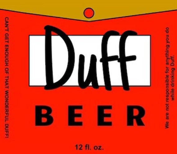 Duff Beer Free Vector Homer Simpson Holding Beer Duff Logo PNG Vector