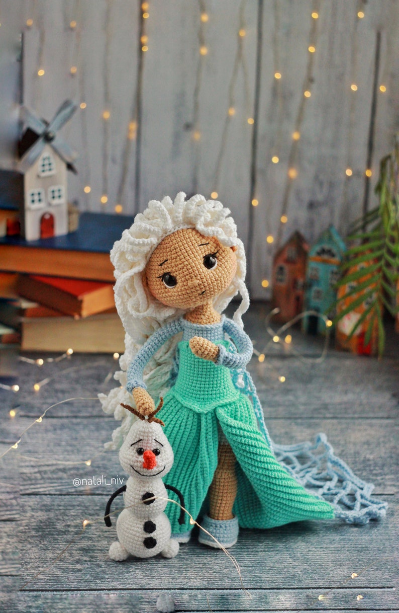 Set 2in1 Princess Amigurumi Doll Crochet Pattern PDF English Spain Amigurumi Handmade image 7