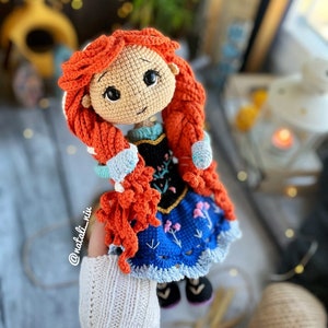 Set 2in1 Princess Amigurumi Doll Crochet Pattern PDF English Spain Amigurumi Handmade image 4