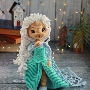 Set 2in1 Princess Amigurumi Doll Crochet Pattern PDF English Spain Amigurumi Handmade image 5