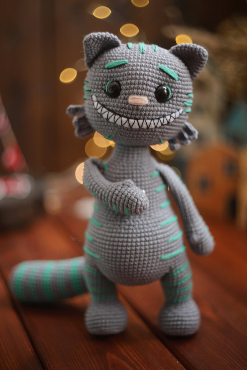 Crochet Pattern Cheshire Cat Amigurumi PDF | Etsy