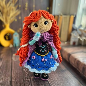 Set 2in1 Princess Amigurumi Doll Crochet Pattern PDF English Spain Amigurumi Handmade image 8