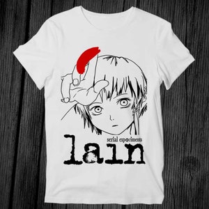Lain Serielle Experimente Manga Anime T Shirt Unisex Erwachsene Herren Damen Geschenk Coole Musik Mode Top Vintage Retro Tee G281
