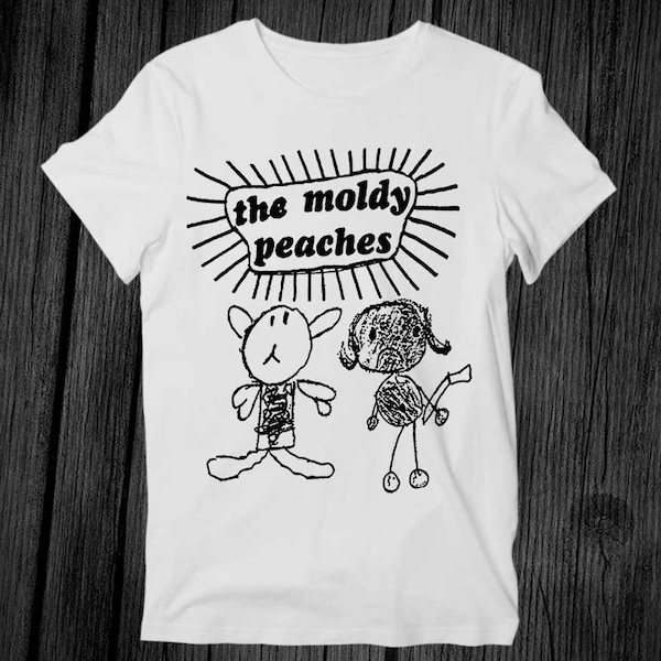 The Moldy Peaches Band Concert Live T Shirt Unisex Adulto Hombres Mujeres Regalo Cool Music Moda Top Vintage Retro Tee G292