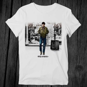 Taxi Driver Japanese Movie Poster T Shirt Unisex Adult Mens Womens Gift Cool Music Fashion Top Vintage Retro Tee G318