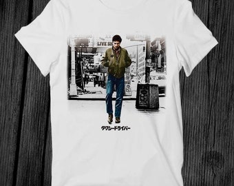 Taxichauffeur Japanse filmposter T-shirt Unisex volwassen heren dames cadeau coole muziek mode top vintage retro T-shirt G318
