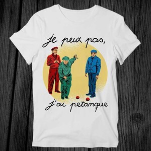 Petanque Ball Game Sport T Shirt Unisex Adult Mens Womens Gift Cool Music Fashion Top Vintage Retro Tee G354