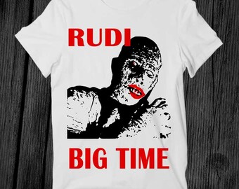 Rudi Big Time Punk T Shirt Unisex Adult Mens Womens Gift Cool Music Fashion Top Vintage Retro Tee G249
