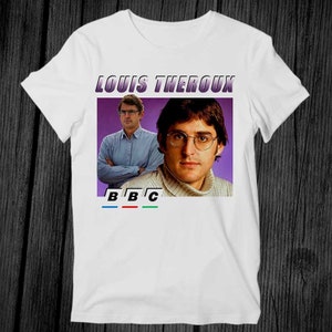 Louis Theroux Retro BBC T-shirt Unisex Adult Mens Womens Gift Cool Music Fashion Top Vintage Retro Tee G286