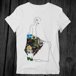 Camiseta de Joni Mitchell para damas de Canyon, unisex, para adultos, para hombres y mujeres, regalo, genial, música, moda, camiseta retro vintage G245
