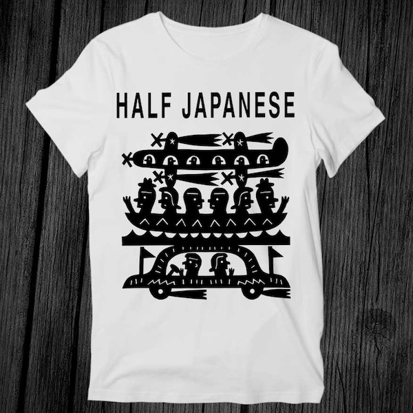 Half Japanese Band Shirt Etsy