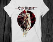 Ghost in the Shell Red Edition T Shirt Unisex Adult Mens
