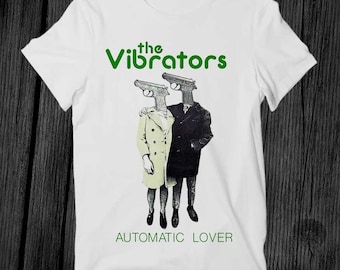 Automatic Lovers The Vibrators T Shirt Unisex Adult Mens Womens Gift Cool Music Fashion Top Vintage Retro Tee G244