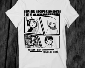 Serial Experiments Lain 現代 現代 日本 マンガ アニメ Tシャツ