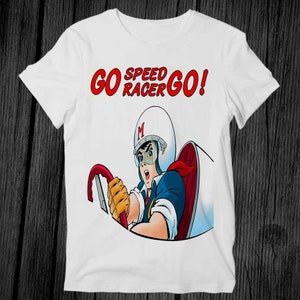 Gehen Geschwindigkeit Racer Go Film Poster T-Shirt Unisex Erwachsene Herren Damen Geschenk Coole Musik Mode Top Vintage Retro Tee G262