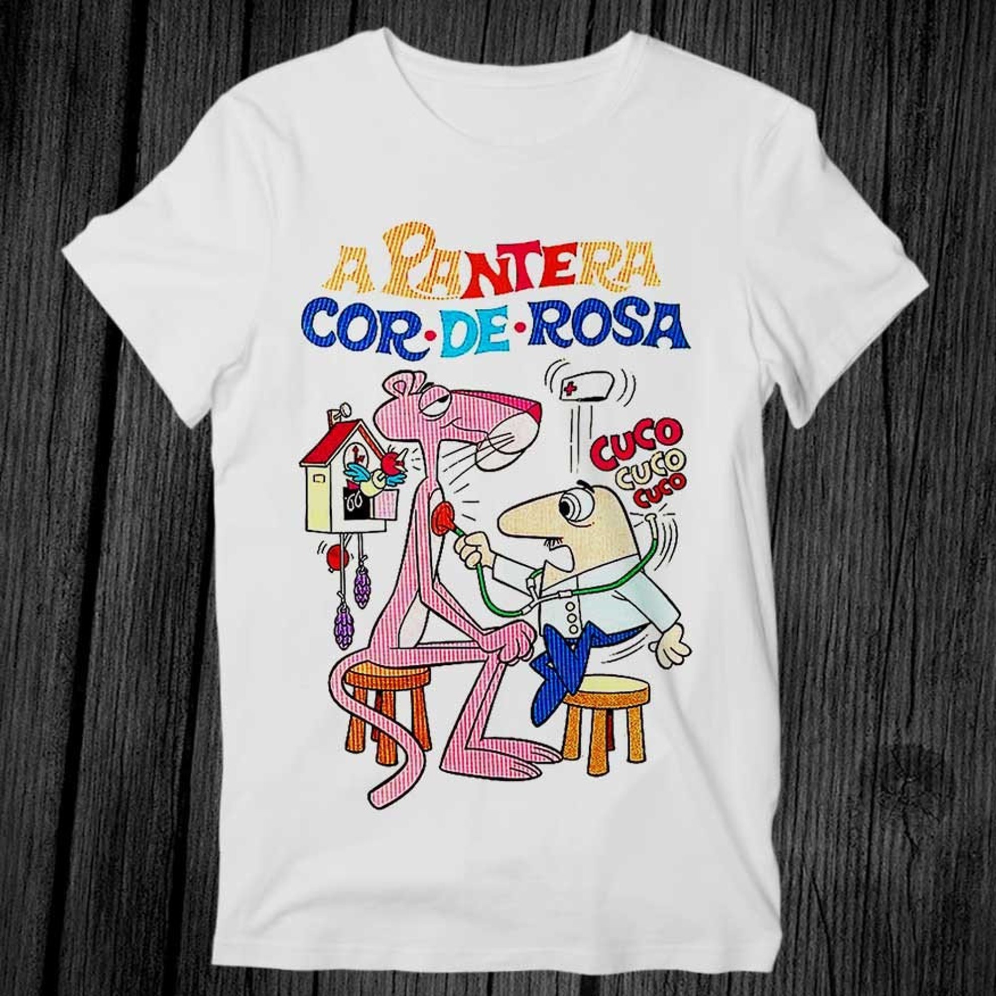 Discover Camiseta La Pantera Cor De Rosa Doctor Cuco Divertido para Hombre Mujer