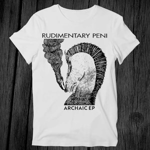 Rudimentary Peni Archaic Band Concert Poster T Shirt Unisex Adult Mens Womens Gift Cool Music Fashion Top Vintage Retro Tee G279