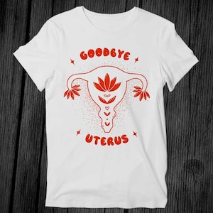 Vaarwel baarmoeder T-shirt Unisex volwassen heren dames cadeau coole muziek mode top vintage retro T-shirt G365