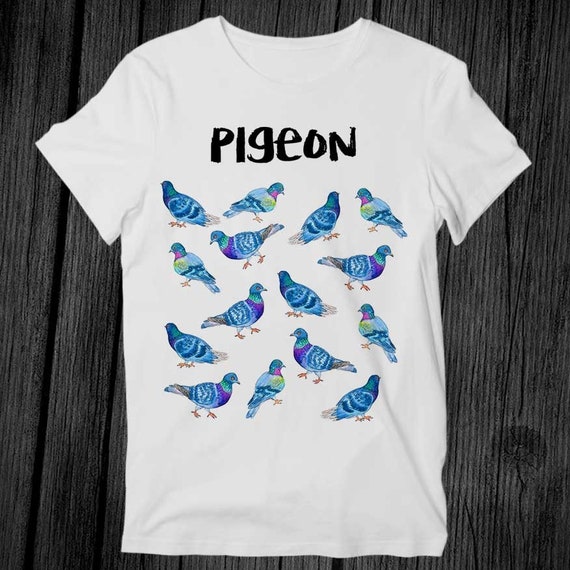 Pigeon T-Shirt, Vintage Retro Style T-Shirt Pigeon T-Shirt, Vintage Retro Style T-Shirt
