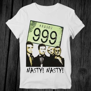 Nasty Nasty 999 T-shirt Unisex volwassen heren dames cadeau coole muziek mode top vintage retro T-shirt G232