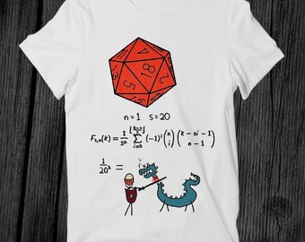 The Science of 20 Sided Dice Dragons Limited Edition DnD D20 T-shirt Unisex volwassen bestseller cadeau coole muziek mode top retro T-shirt G526
