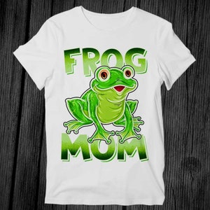 Frog Mom Cute Frog Star  Lover T Shirt Unisex Adult Mens Womens Gift Cool Music Fashion Top Vintage Retro Tee G437