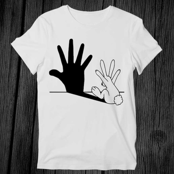 Rabbit T-Shirt, Vintage Retro Style T-Shirt Rabbit T-Shirt, Vintage Retro Style T-Shirt