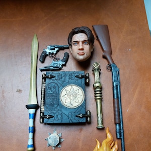 1/6 Scale the Mummy Rick O'connell PAINTED Head Sculpt and