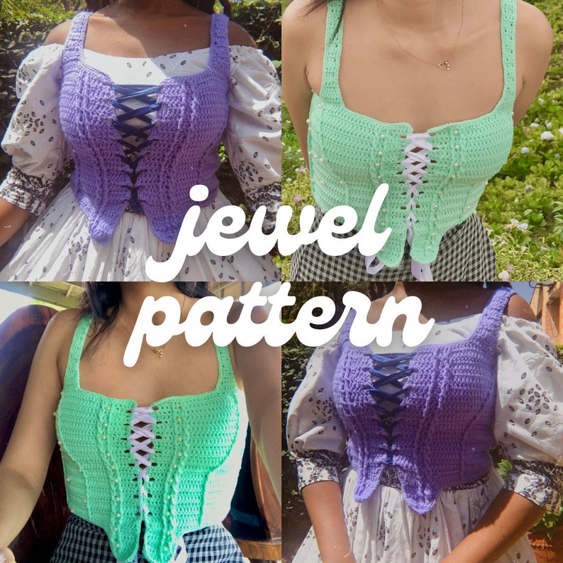 Jewel Corset Crochet Pattern - Etsy
