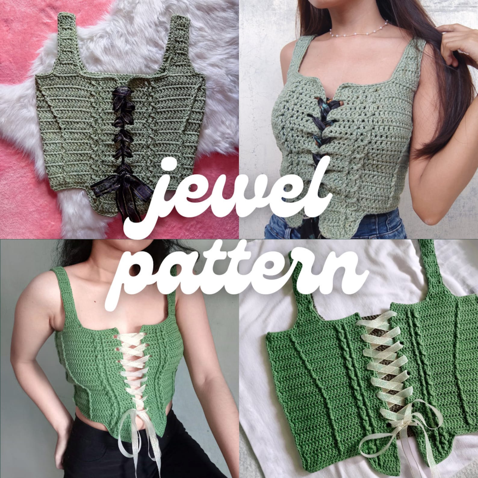Jewel Corset Crochet Pattern - Etsy