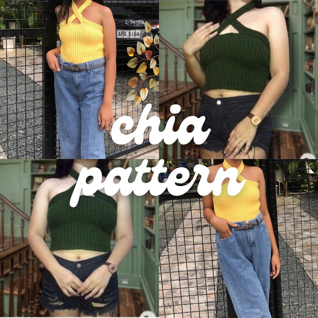 Chia Top Crochet Pattern - Etsy